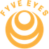 Orange FYVE EYES logo with a stylized eye icon and arched text above it