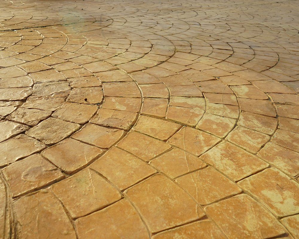 Marble Texture Stamp on Floor | Mahomet, IL | Colonial Concrete