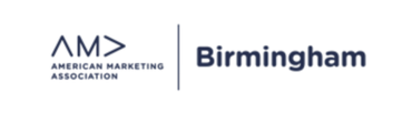 Logo for the American Marketing Association (AMA) - Birmingham. The AMA logo is to the left, and 