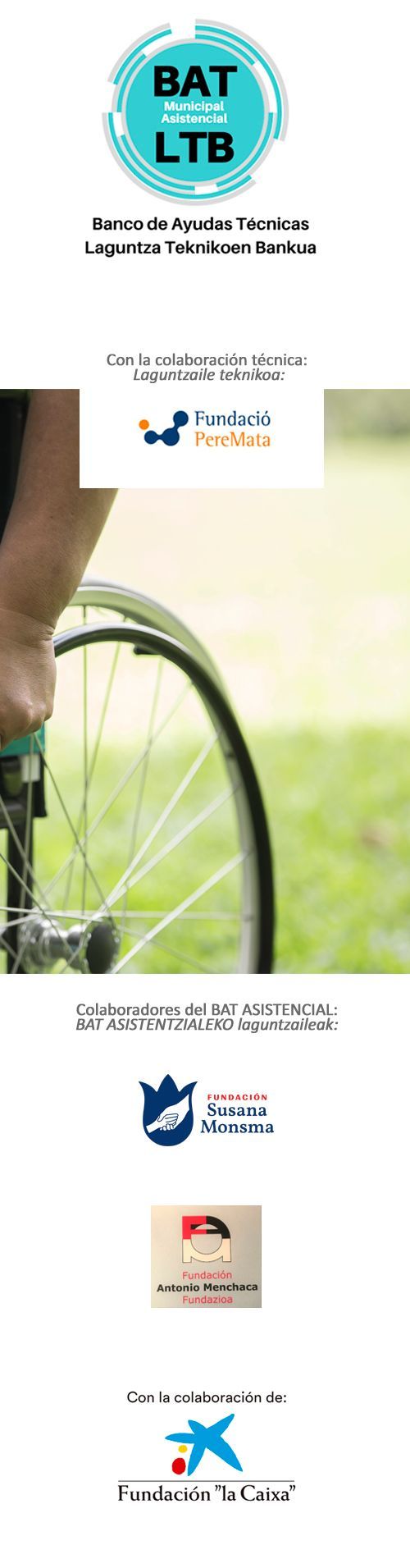 Persona en bicicleta con logotipos de varias organizaciones.