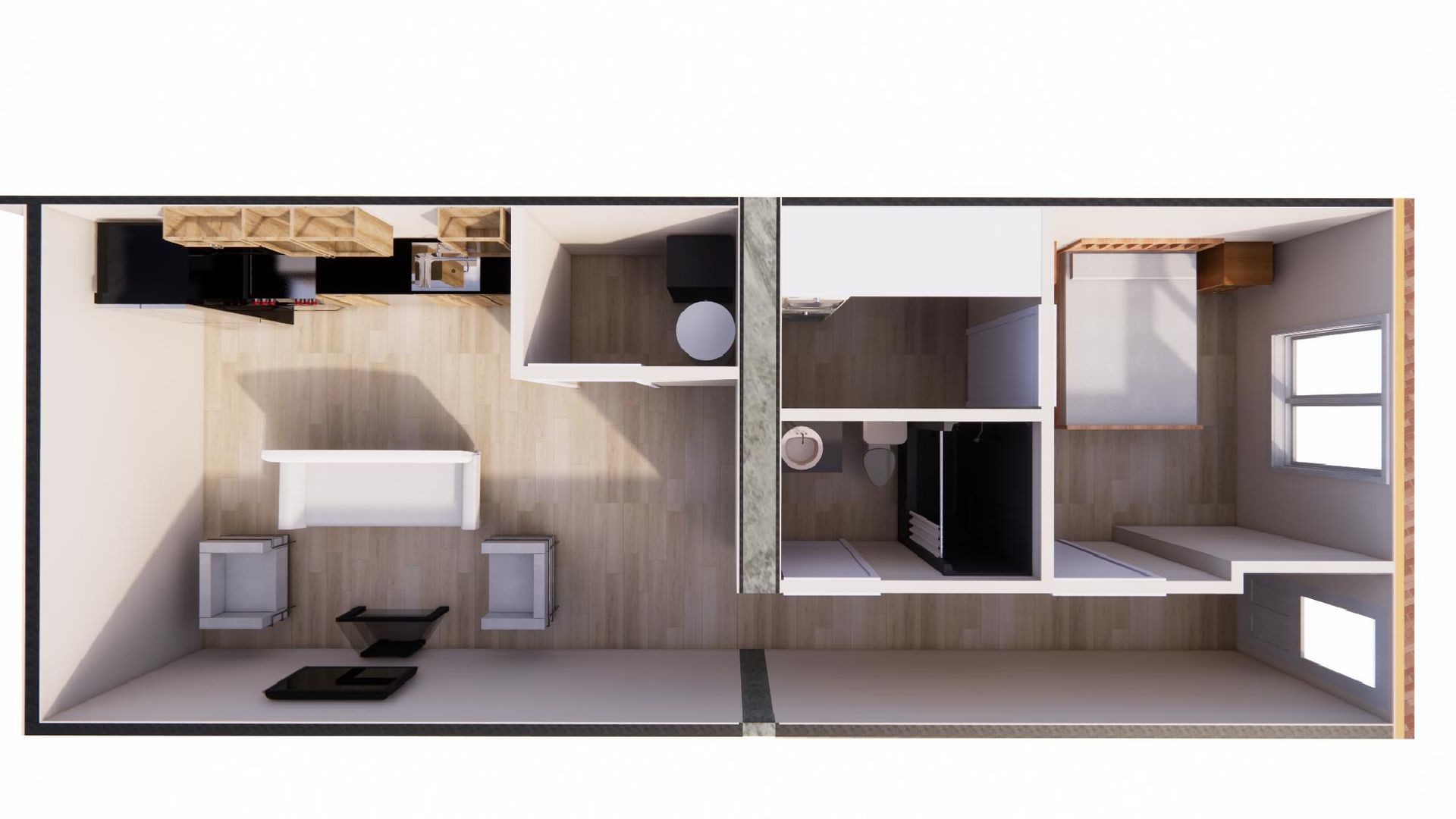 Model A floorplan