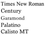 Sans-Serif Font Examples