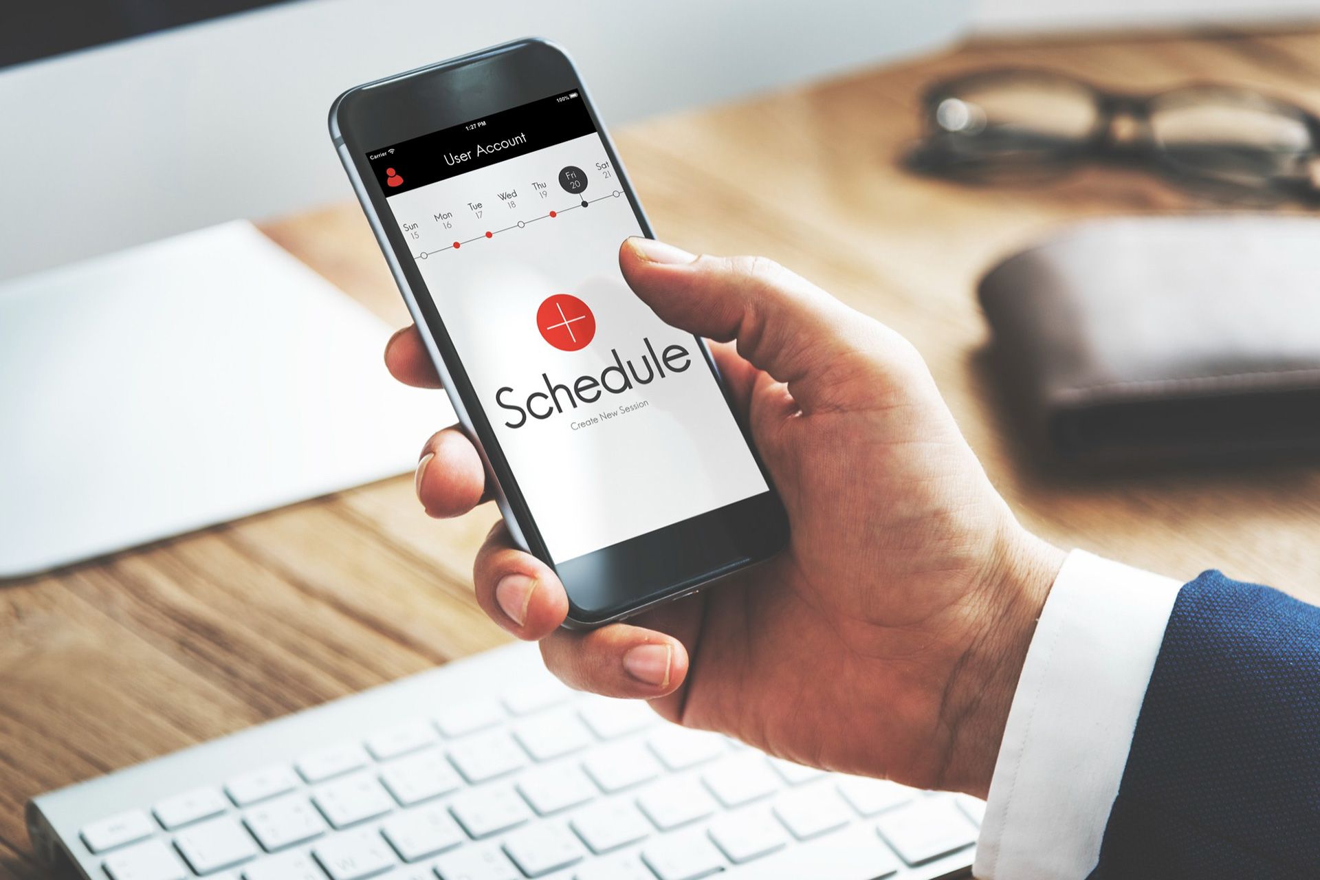 Appointment scheduling software dashboard