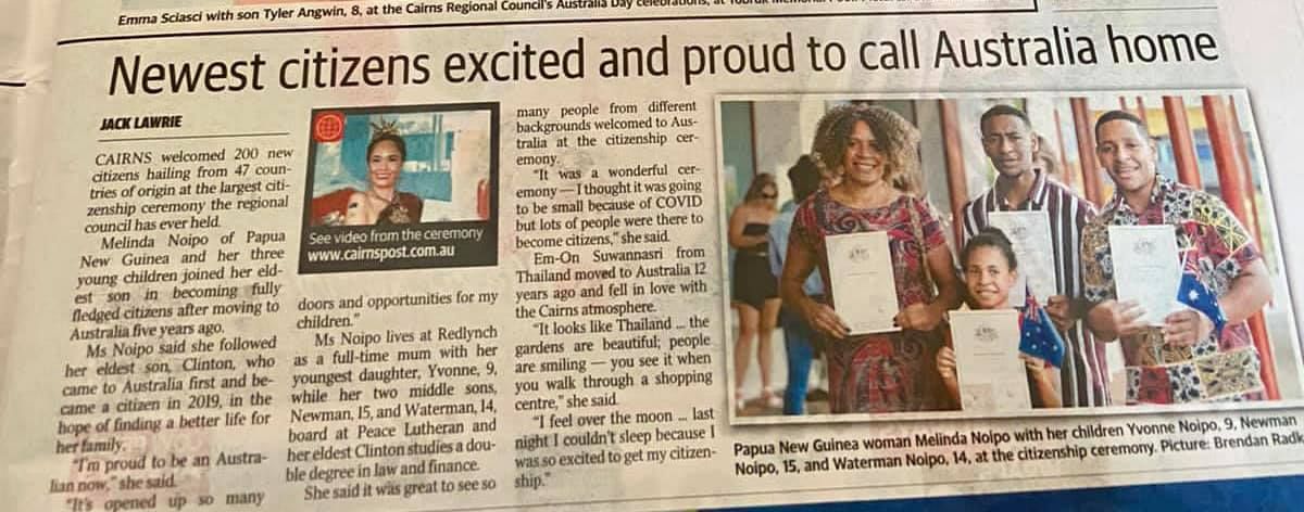 Article About New Citizens in Australia — Immigration Agents in Cairns North, QLD