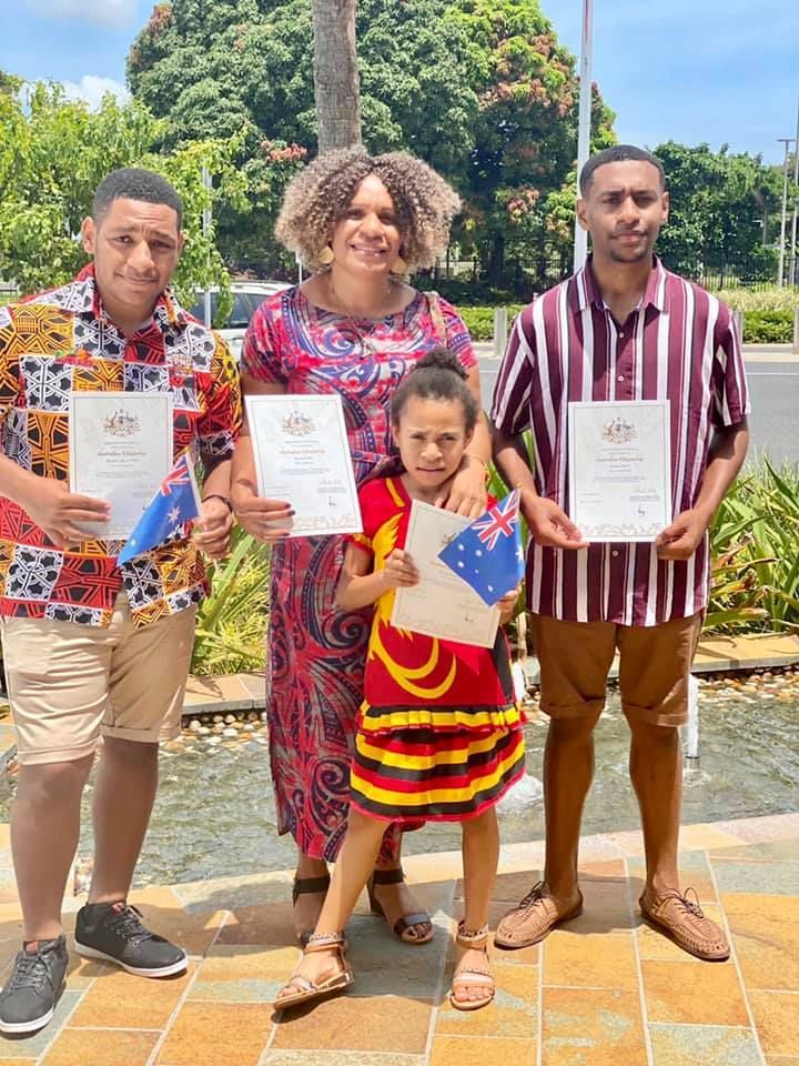 Family Holding Australian Citizenship Certificates — Immigration Agents in Cairns North, QLD
