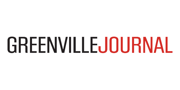 Greenville Journal logo in black and red text on a white background