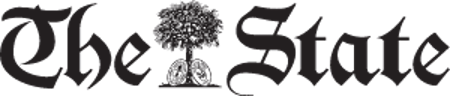 The State newspaper logo in black with a tree icon between the words.