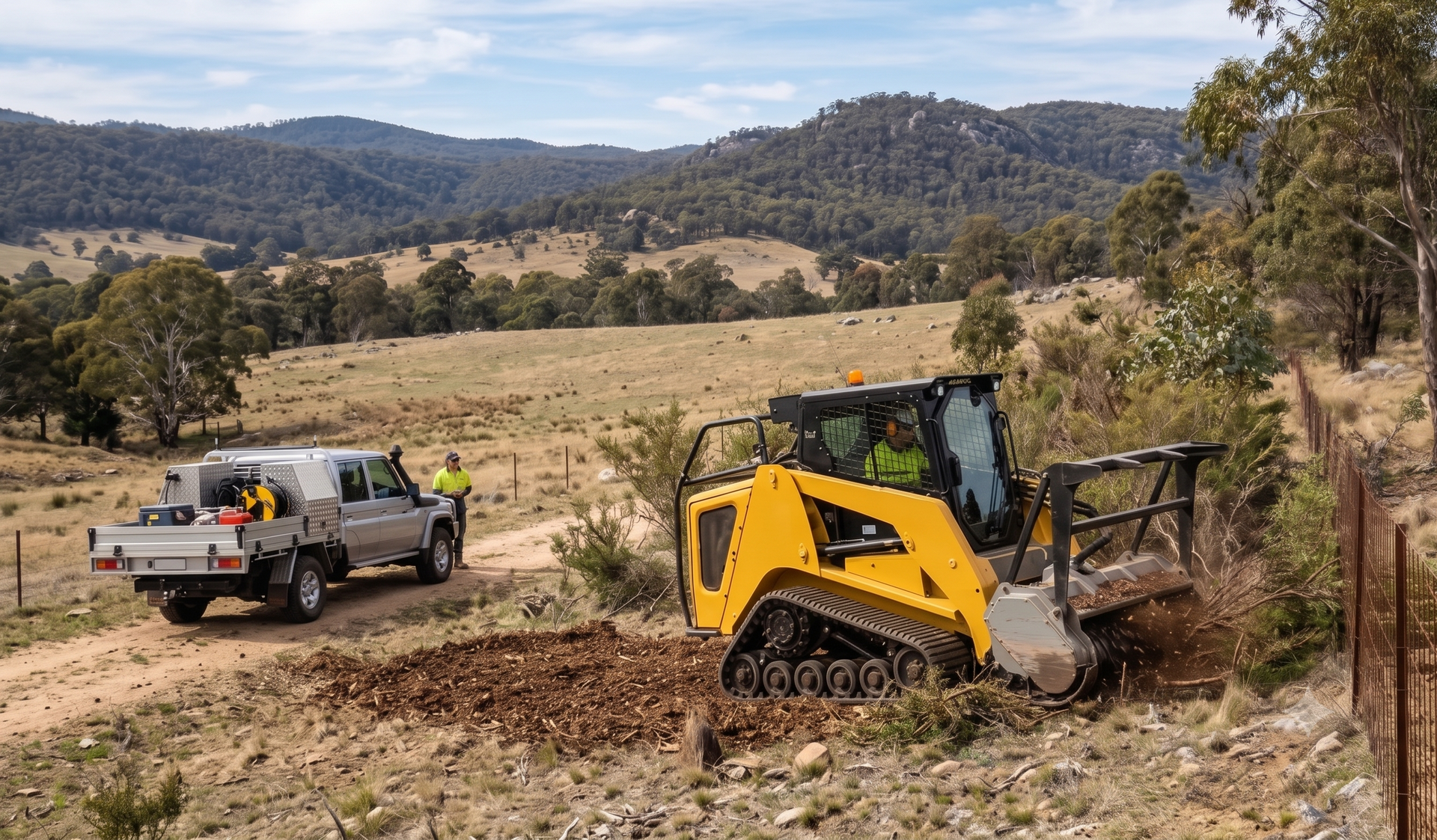 Land clearing and forestry mulching