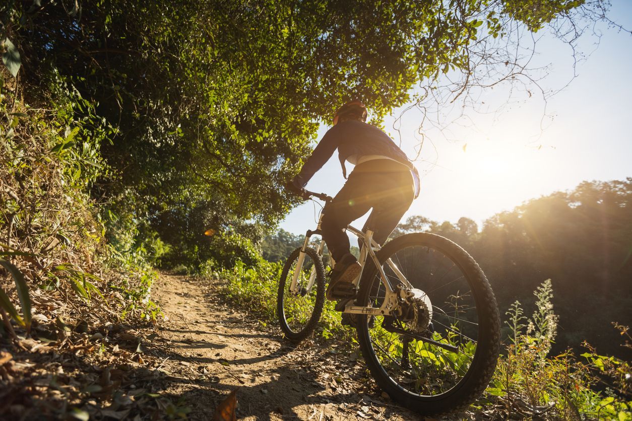 biking