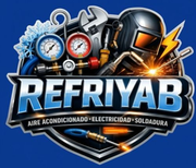 Logotipo de REFRI YAB, refrigeración comercial e industrial en Apodaca y Monterrey