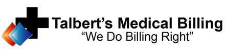 The logo for talbert 's medical billing says we do billing right