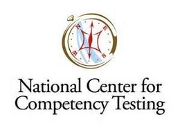 The national center for competency testing logo has a compass on it.