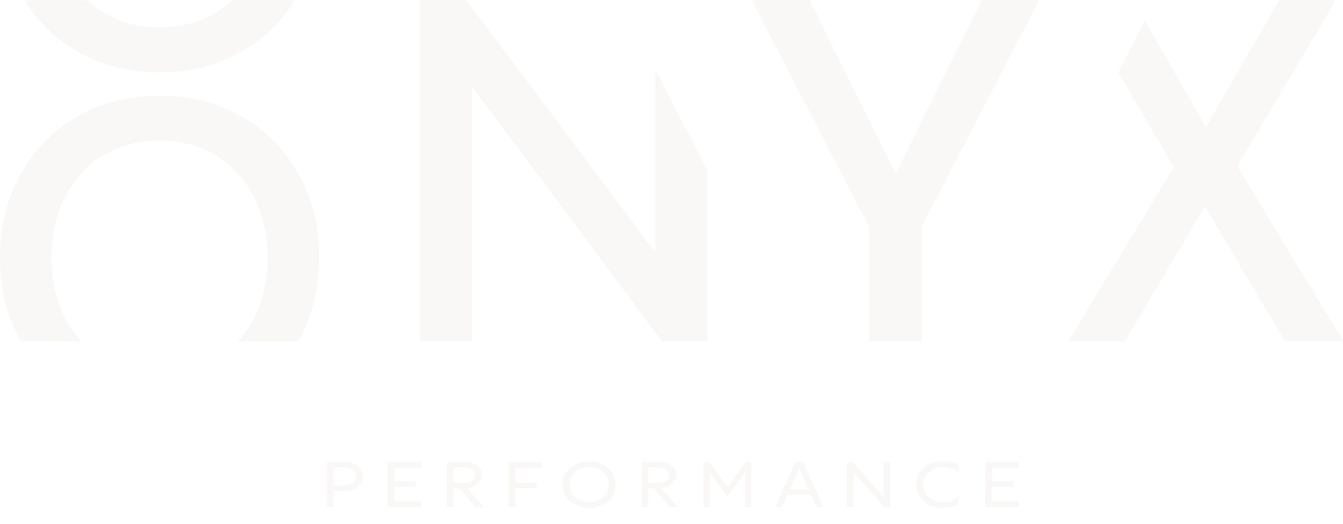 A white logo for onyx on a white background.