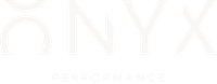 A white logo for onyx on a white background.