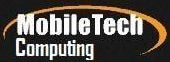 A logo for mobile tech computing is shown on a black background.