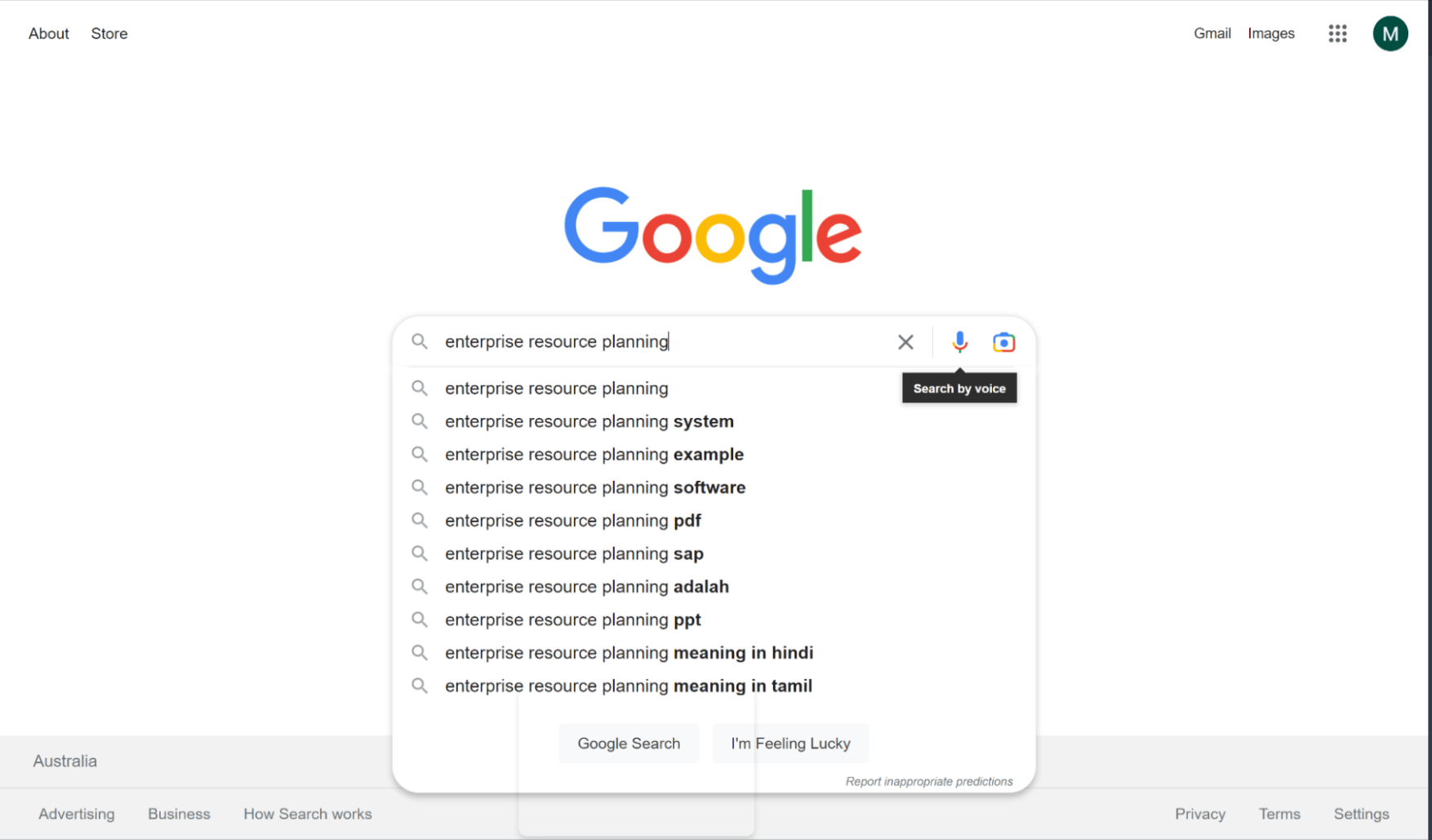 A screenshot of a google search page on a laptop.