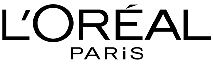 Loreal A black and white logo for l ' oreal paris on a white background.