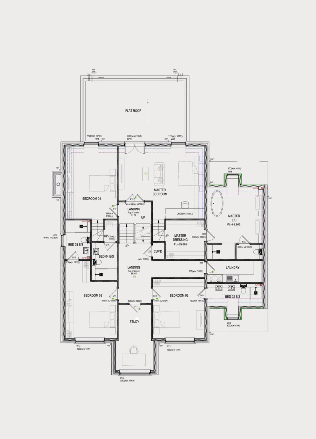 The Lightwater Luxury home floor plan by Rivium
