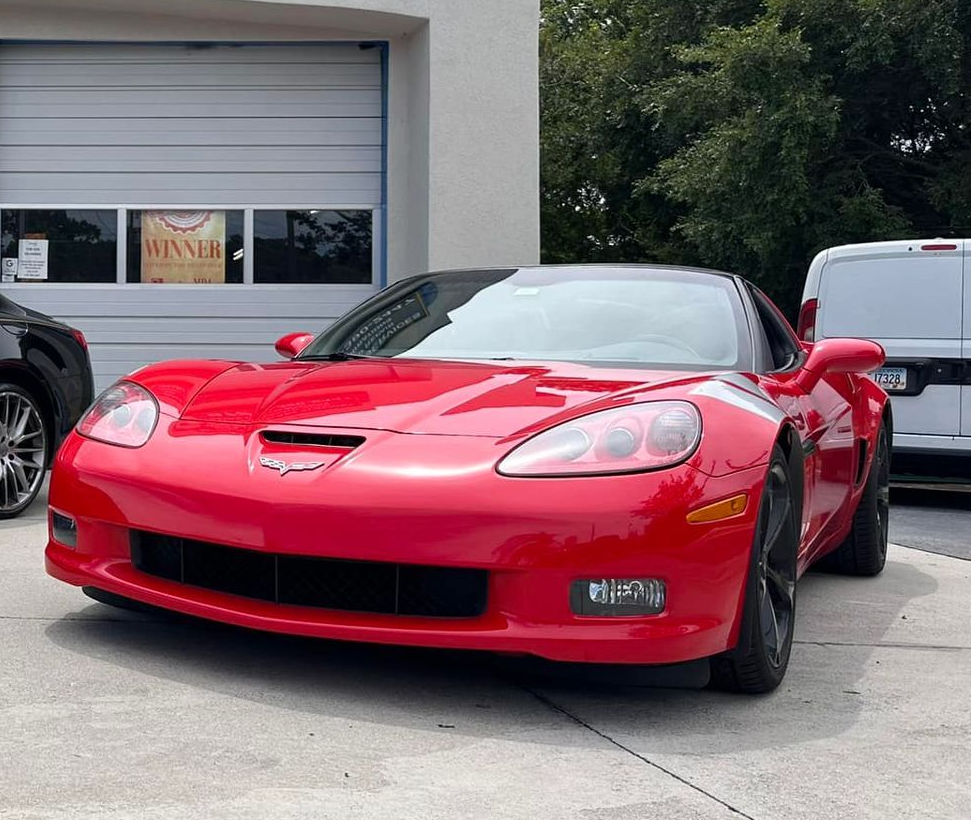 Corvette windshield replacement in East Cobb, GA