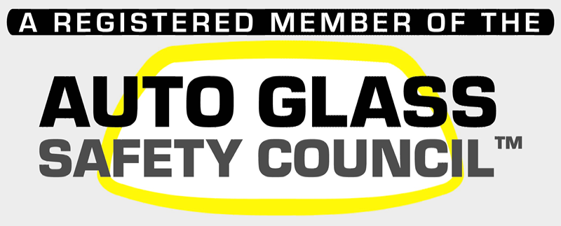Auto Glass Safety Council member logo with black, gray, and yellow text