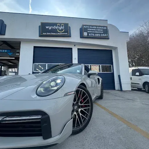 Porsche auto glass repair in East Cobb, GA Porsche auto glass repair in East Cobb, GA