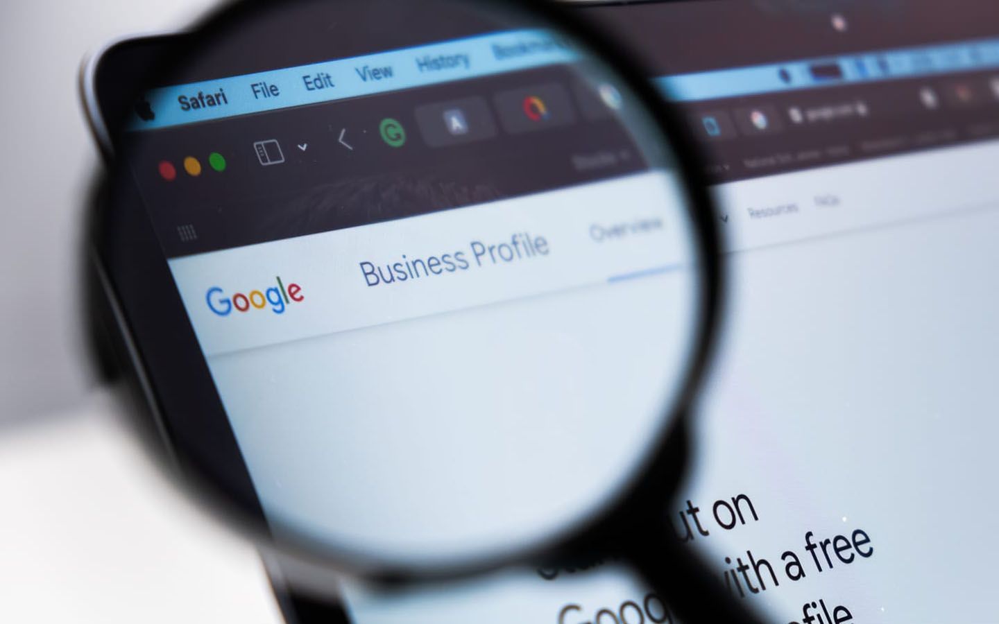 Google search busines profile