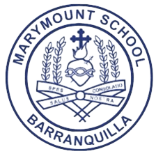 El logotipo del colegio Marymount en Barranquilla