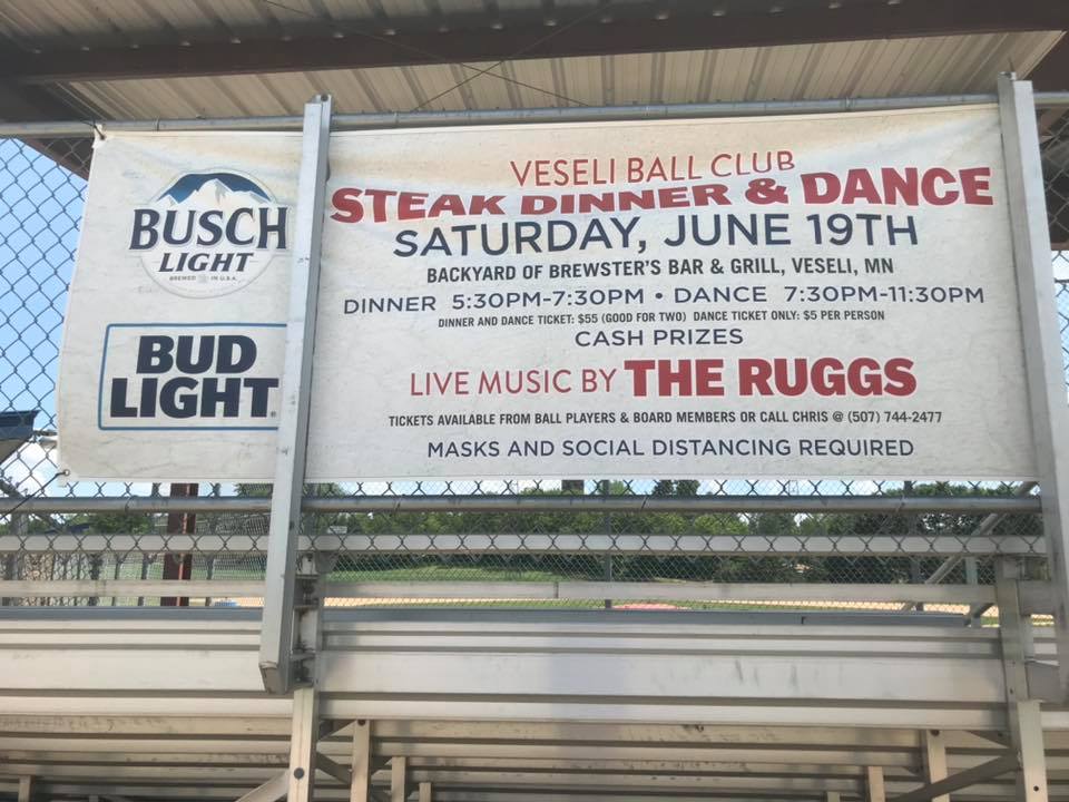 Veseli Ball Club Event — Lonsdale, MN — Brewster’s Bar & Grill