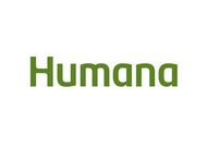 Humana logo in green font on a white background.