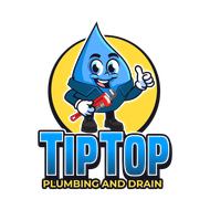tip top plumbing and drain logo
