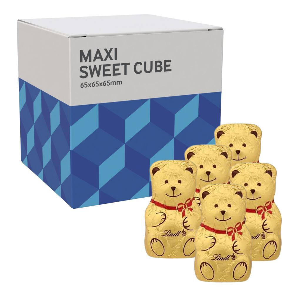 MAXI SWEETS CUBE - LINDT TEDDY BEARS - 56G