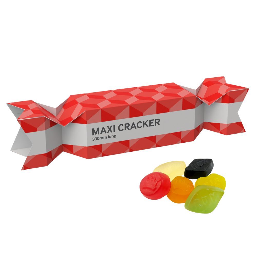 MAXI CHRISTMAS SWEETS CRACKER - WINE GUMS - 60G