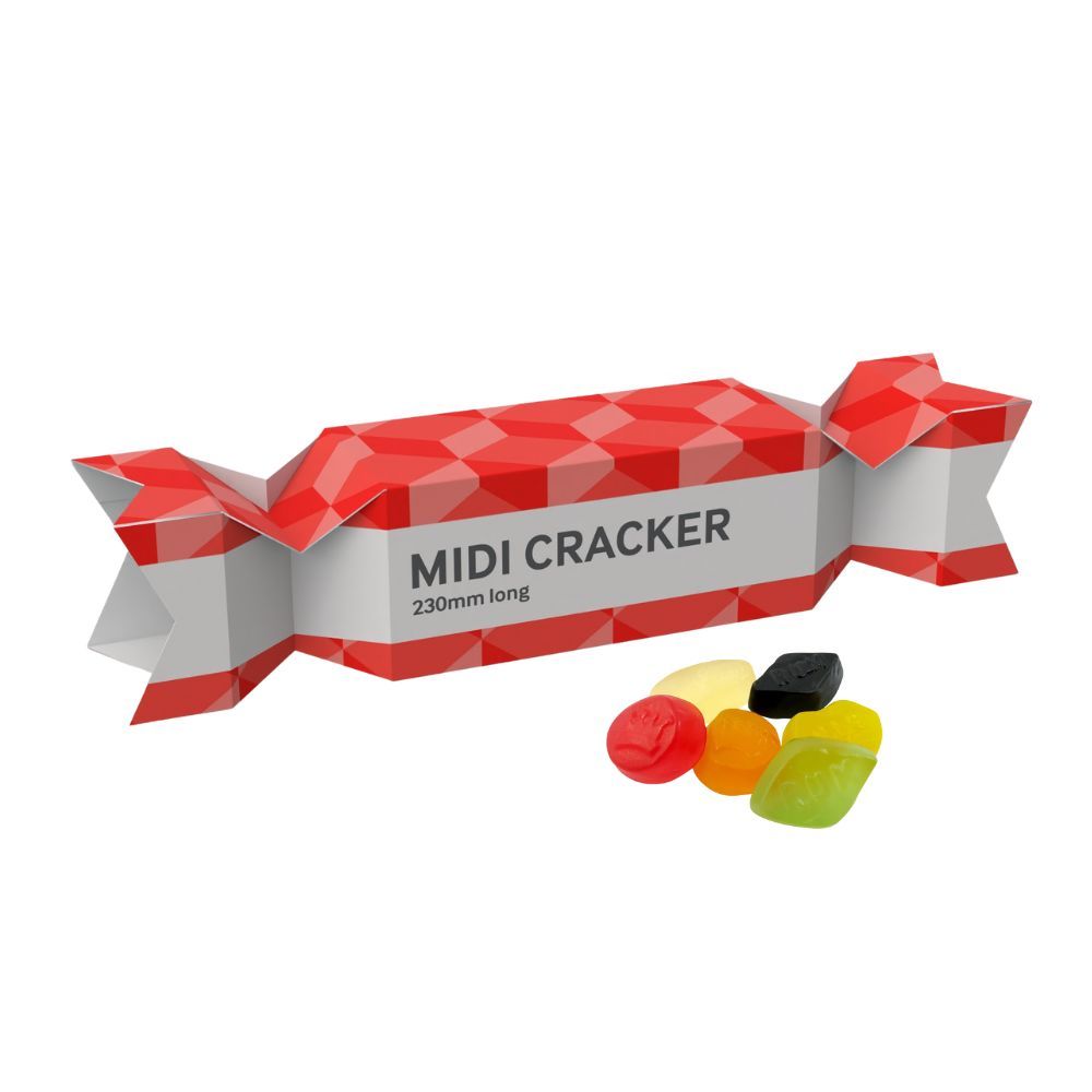 MIDI CHRISTMAS SWEETS CRACKER - WINE GUMS - 40G