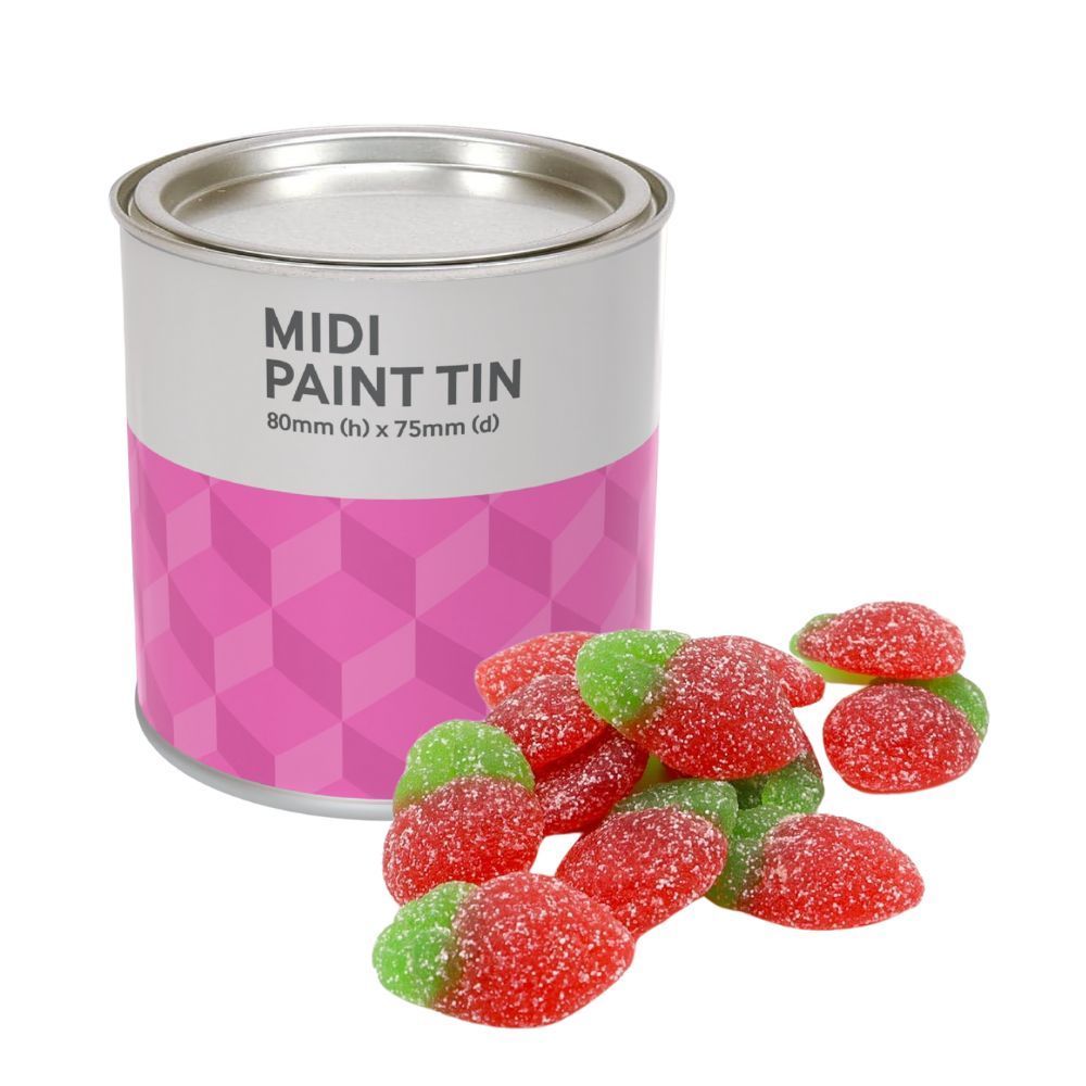 SWEETS PAINT TIN - FIZZY STRAWBERRIES - 60G