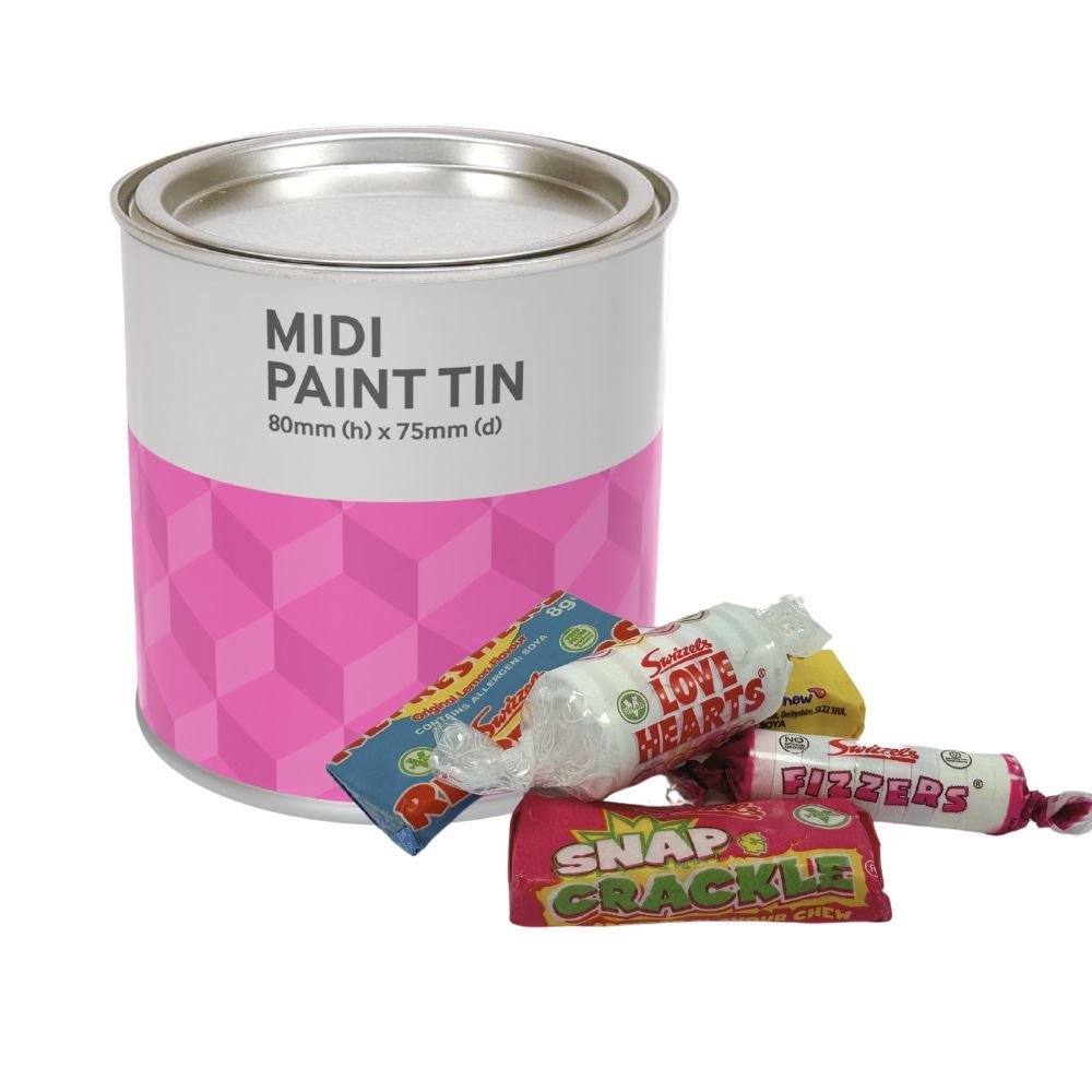 SWEETS PAINT TIN - SWIZZELS MINI MIX - 75G