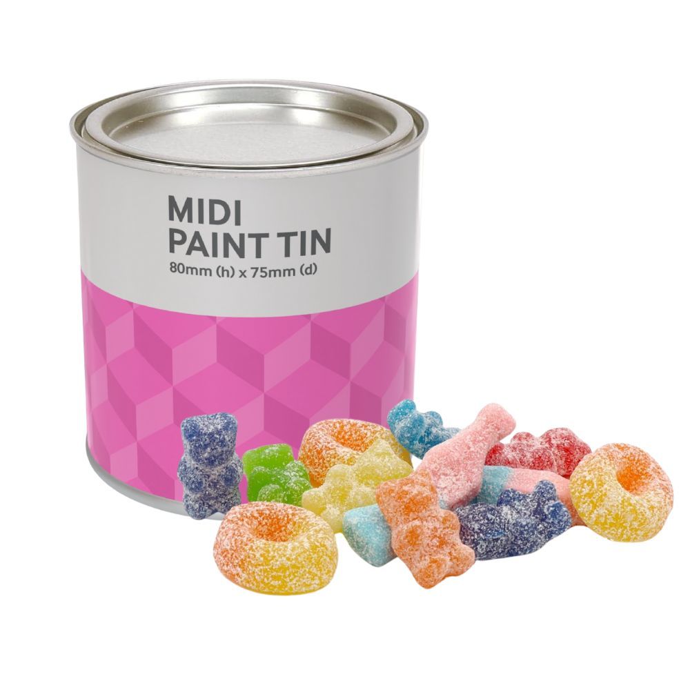 SWEETS PAINT TIN - FIZZY VEGAN MIX - 60G