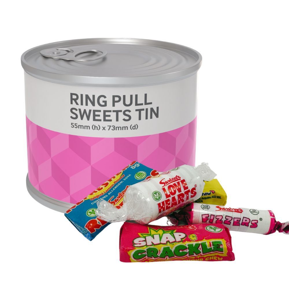 RING PULL SWEETS TIN - SWIZZELS MINI MIX - 50G