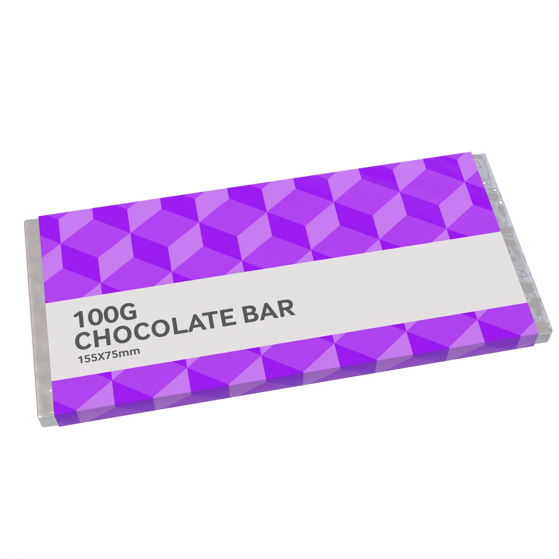 PROMOTIONAL CHOCOLATE BAR - 100G - FULL COLOUR PRINT