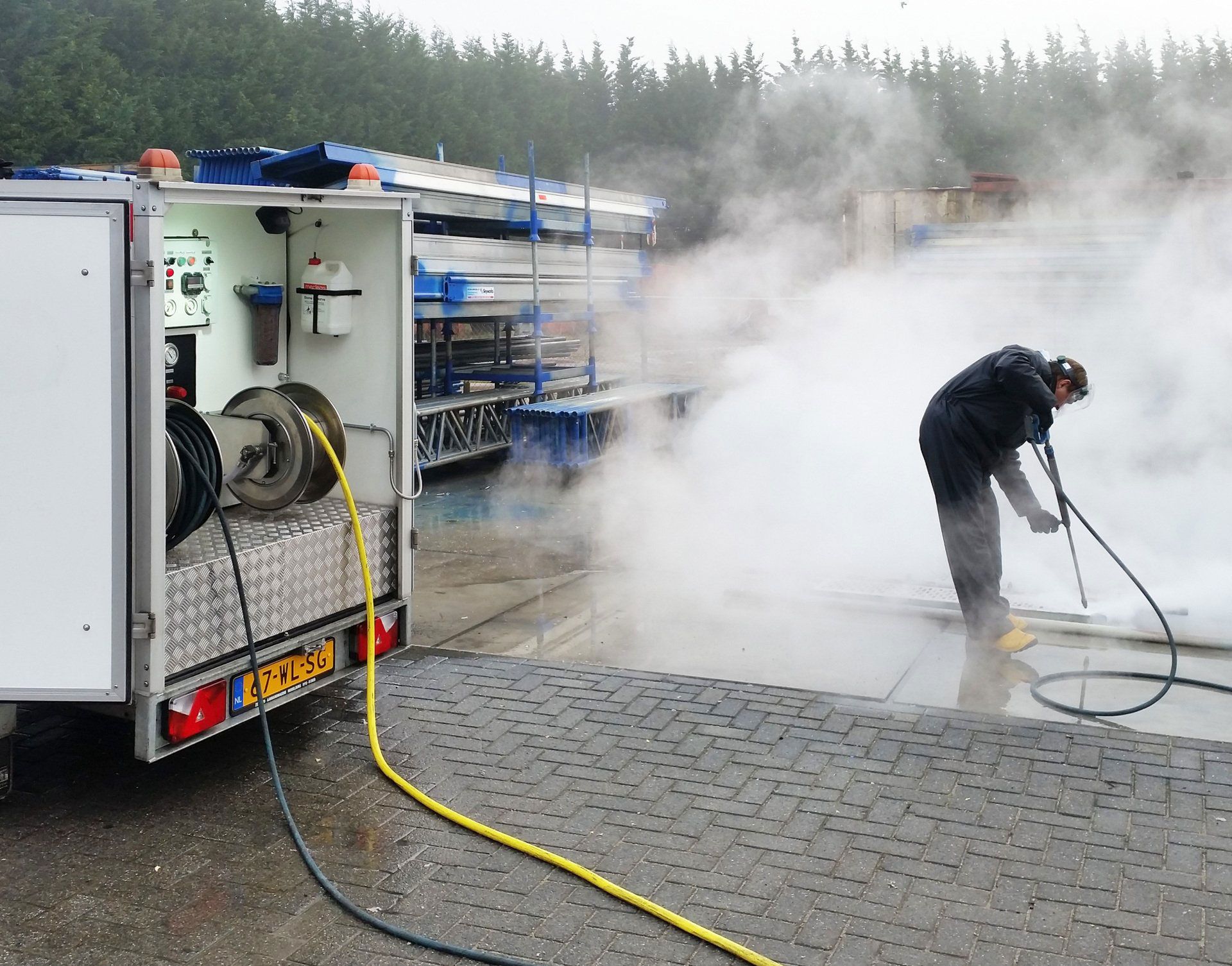Vecon Hydro Hogedruktrailer huren Zeeland, Zeeuws-Vlaanderen