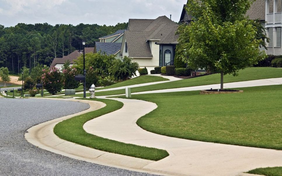 concrete curbs & gutters in a Grand Rapids neighborhood