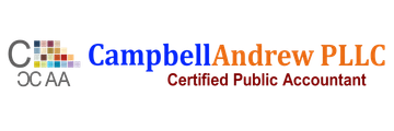 CampbellAndrew PLLC logo with blue and orange text and Certified Public Accountant tagline
