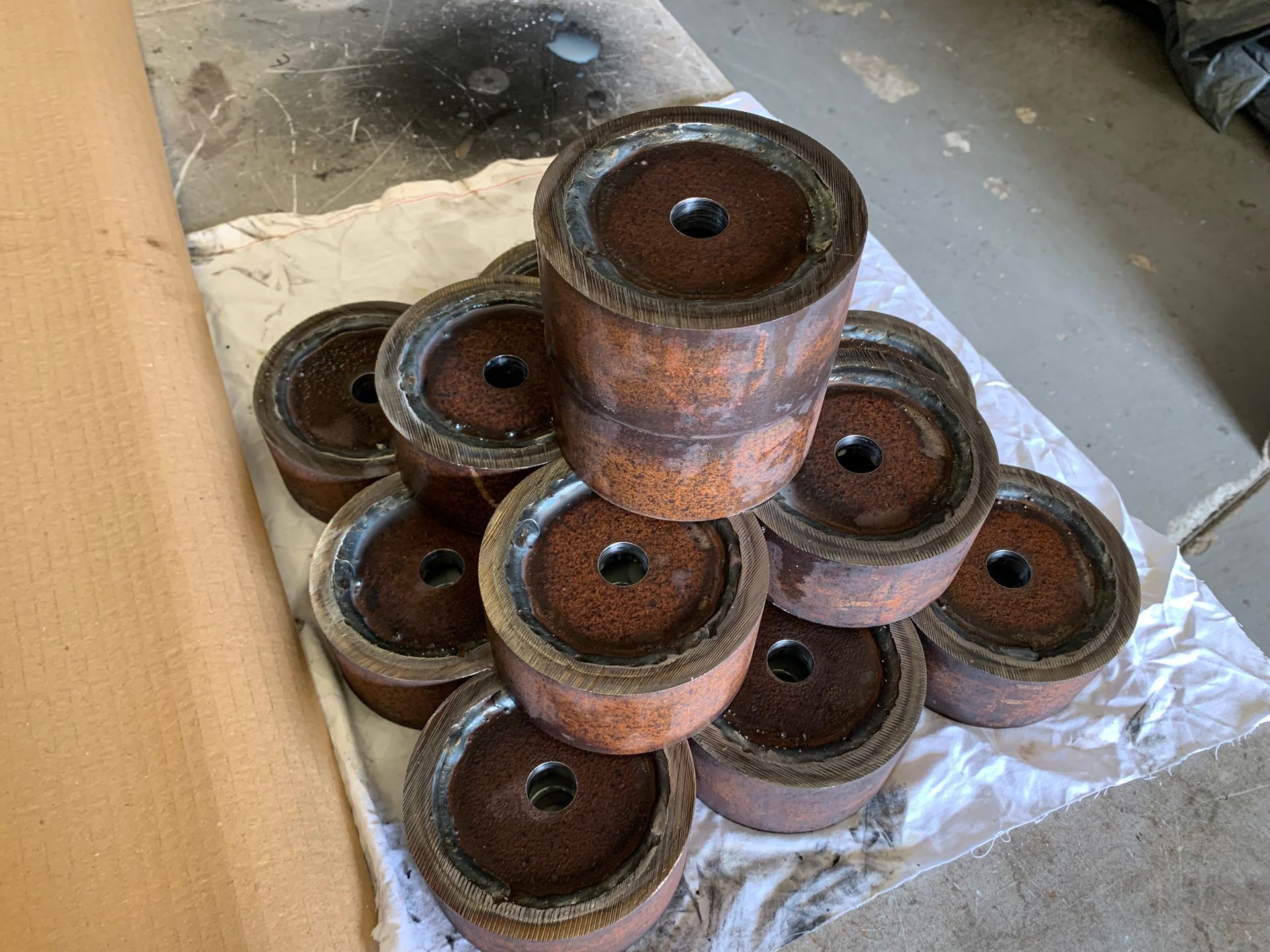 welded up wheels