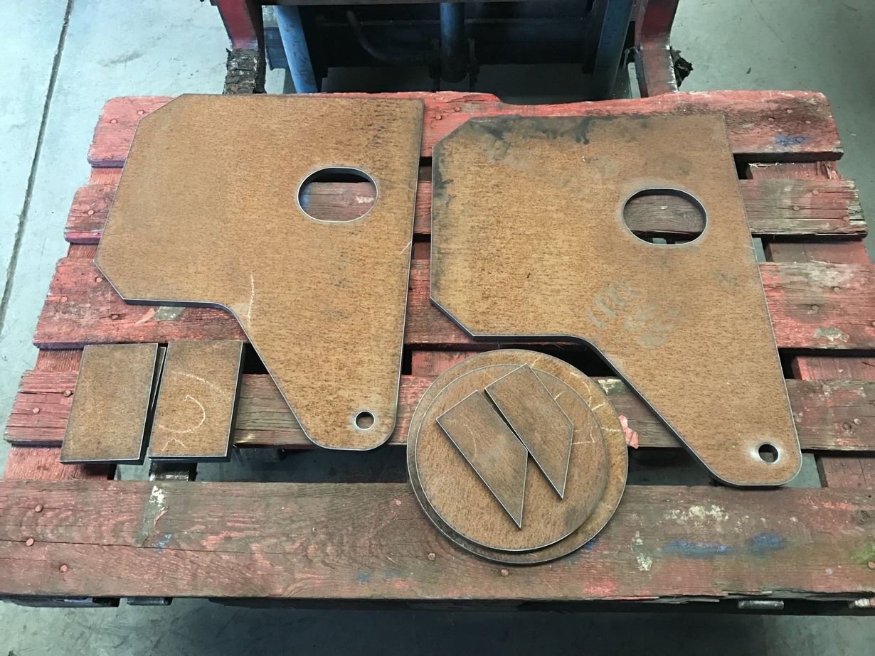 cnc plasma profiling job