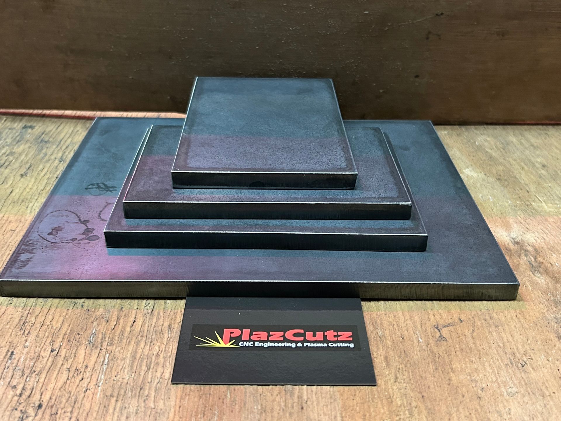 CNC Plasma Cut Steel Plates