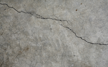 cracked concrete