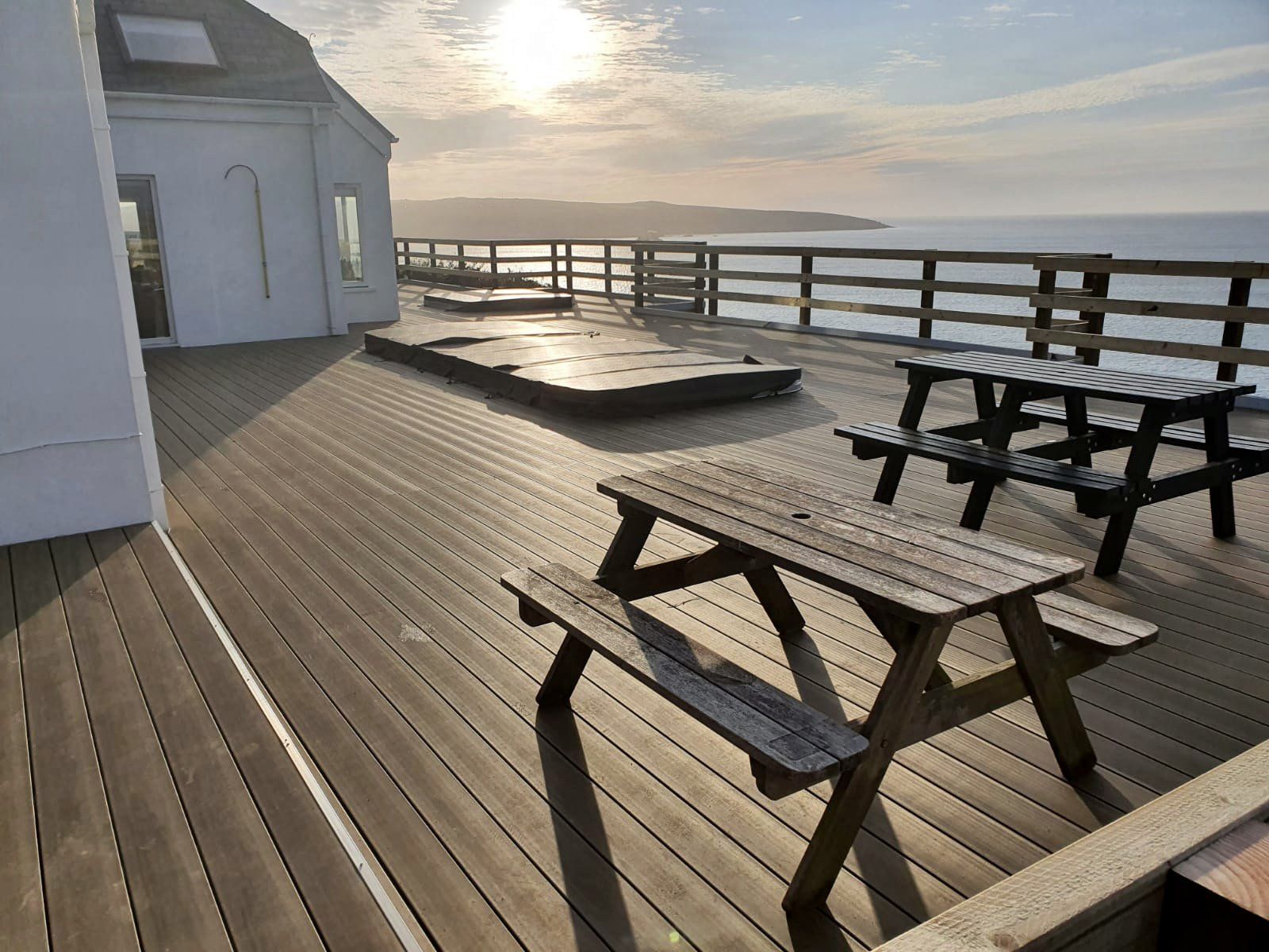 pergola roof decking