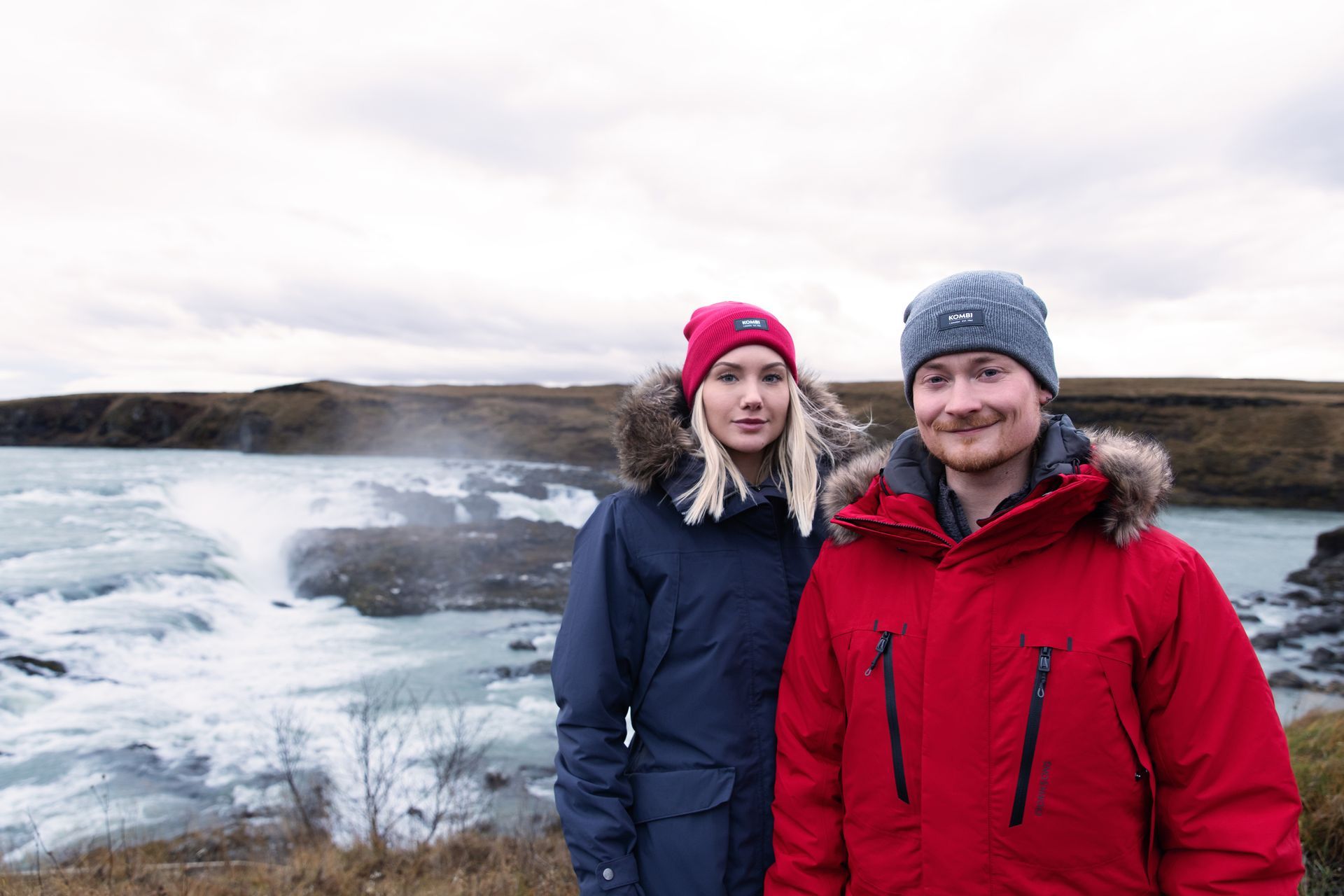 Visitor in Iceland dressed in warm and waterproof jacket