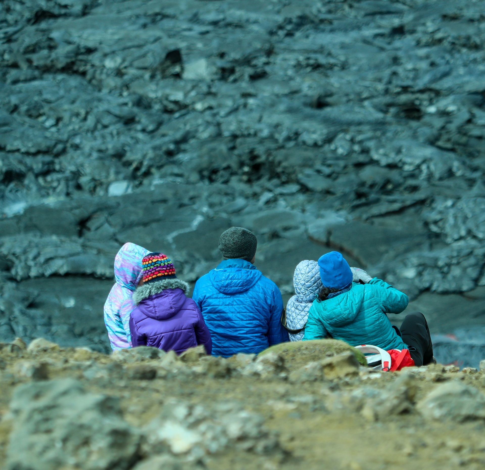 family in iceland