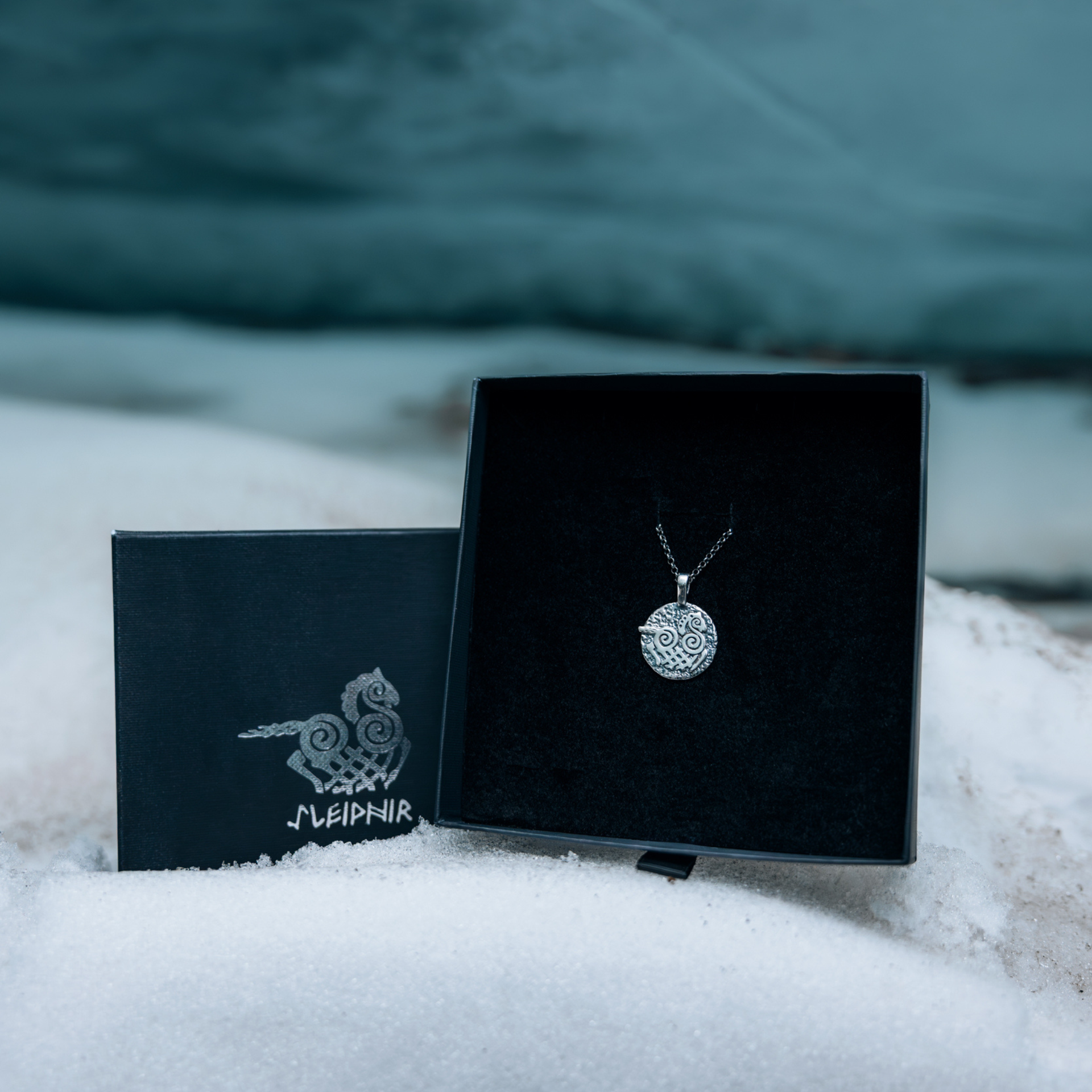 necklace of Sleipnir horse, the logo of Sleipnir Glacier tours