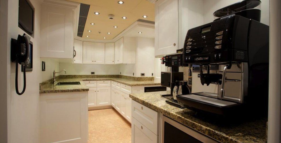 Coffee machine in the Kitchen